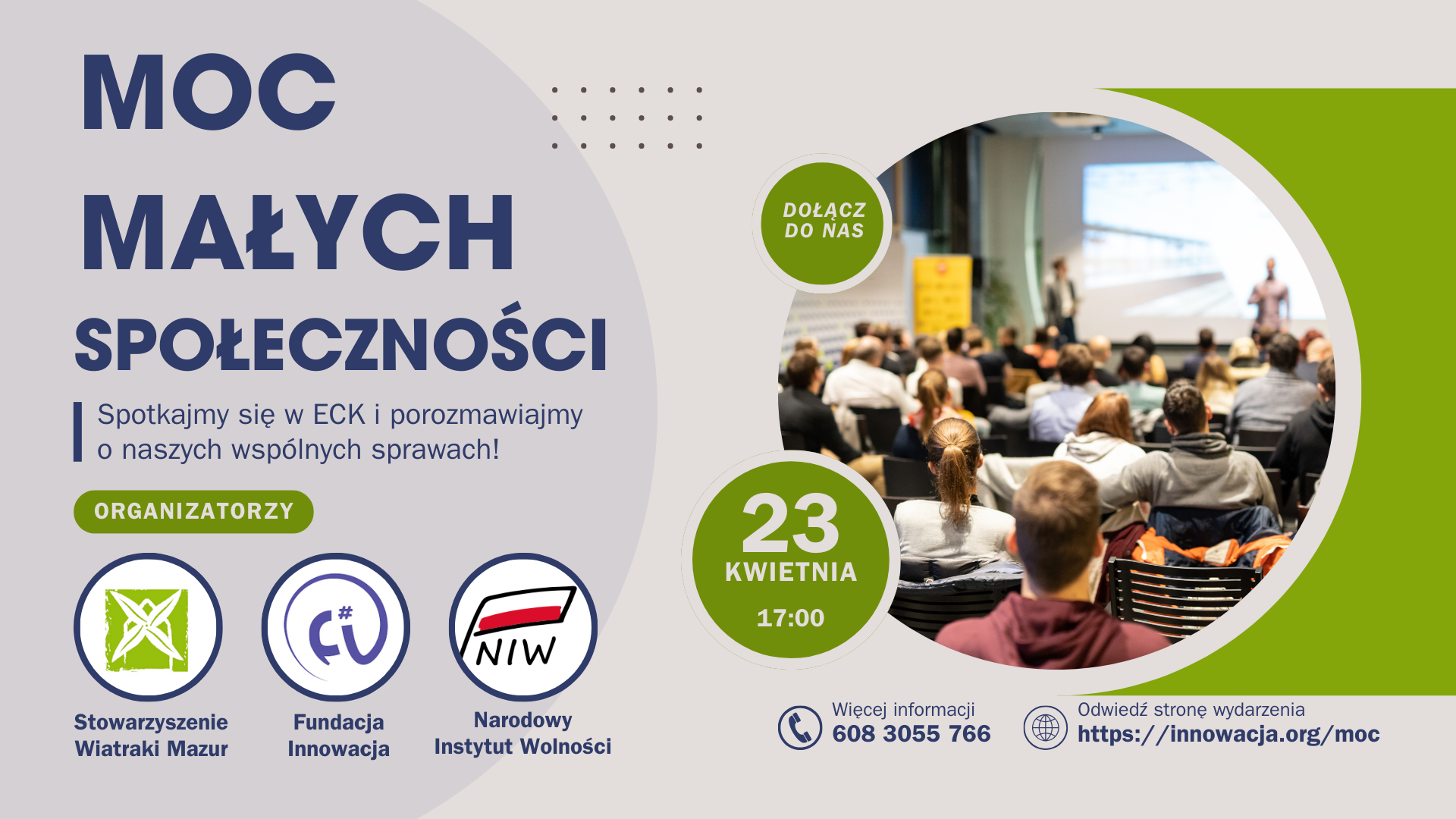Let's talk about the Power of Small Communities program! Special meeting with the NIW Director in Ełk!